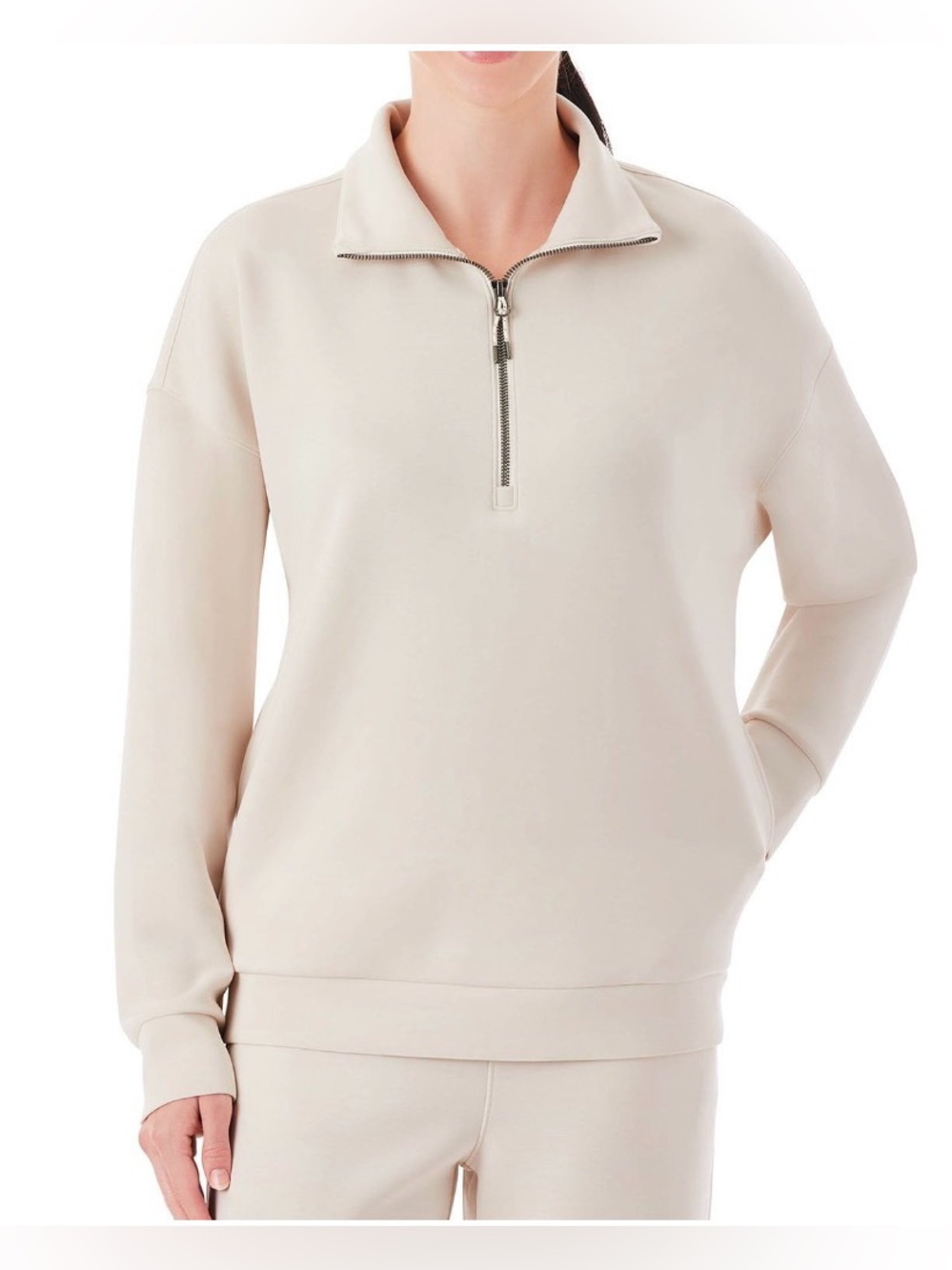 Brand New-Member’s Mark Sand wash Quarter Zip Pullover